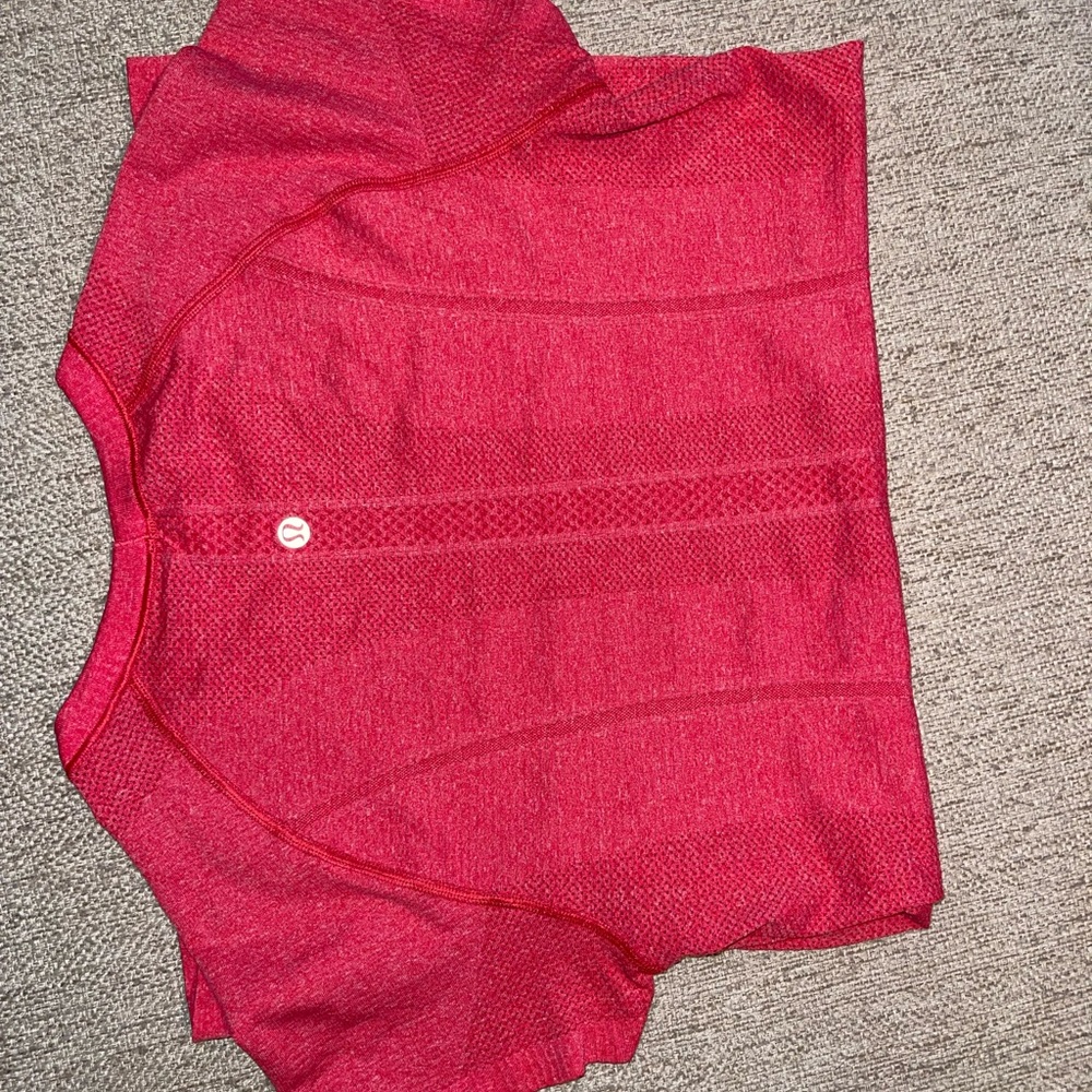 Lululemon Swiftly Red T Shirt